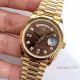 (EW Factory )Swiss Grade Rolex Day Date ETA3255 Watch Gold President Brown Diamond Dial (3)_th.jpg